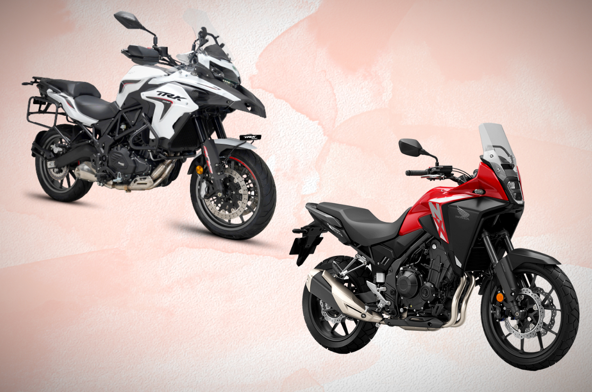 Benelli TRK 502 vs Honda NX500: price, power, weight, features compared